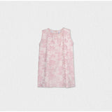 Adele Baby Dress Sleeveless, Pink Embroidery