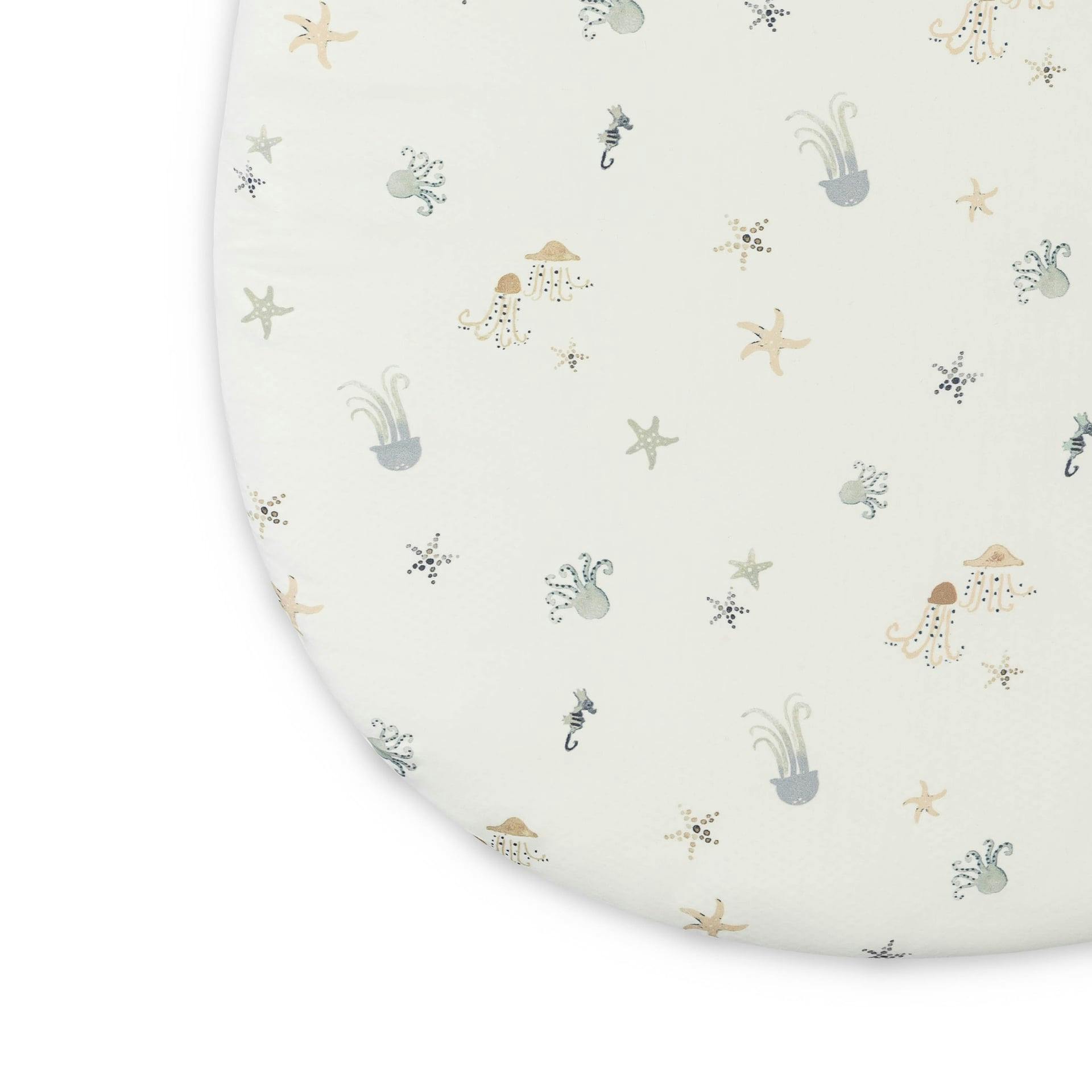 Cove Sea Life Cotton Bassinet Sheet