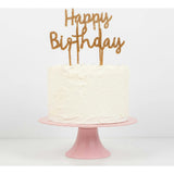 Happy Birthday Acrylic Toppers