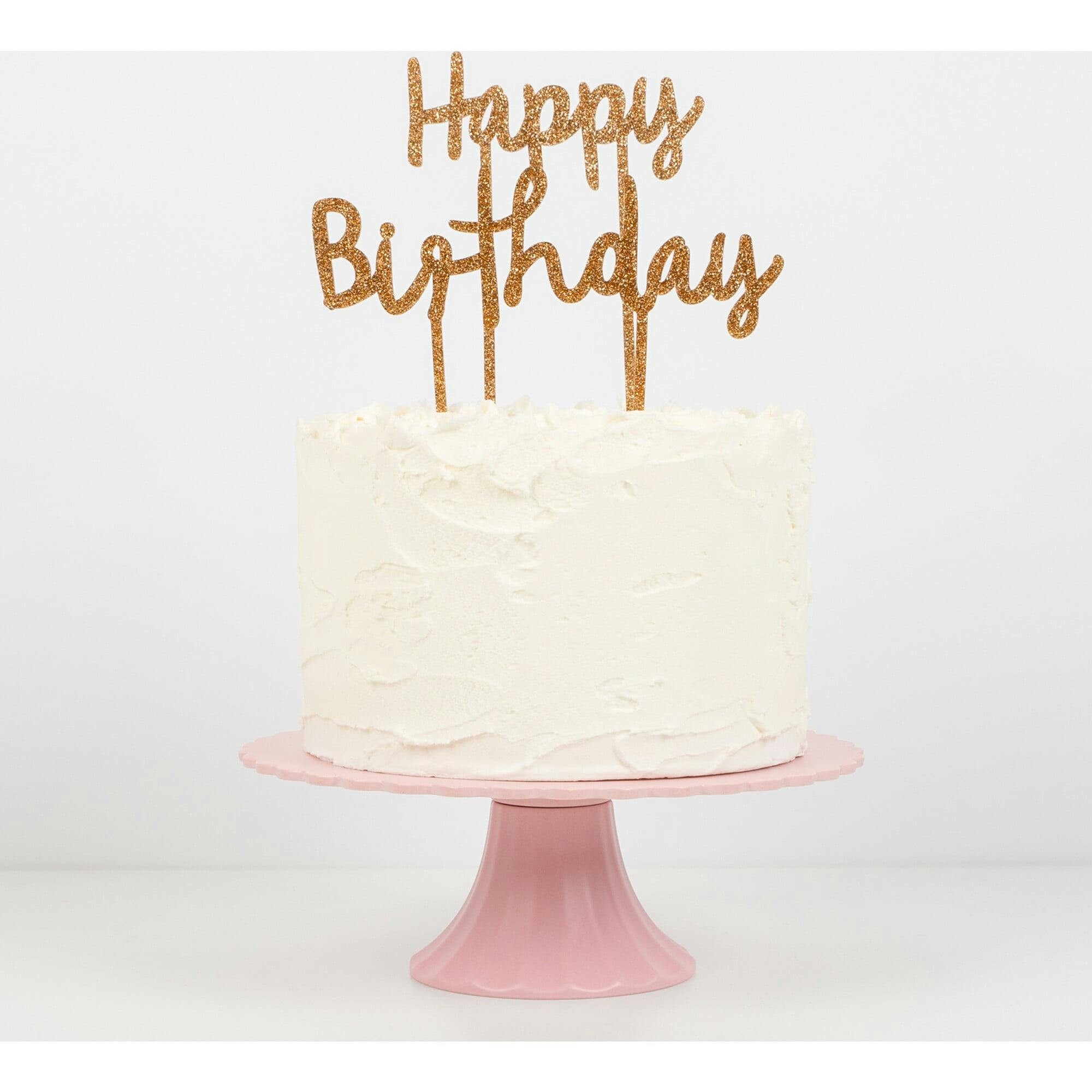 Happy Birthday Acrylic Toppers