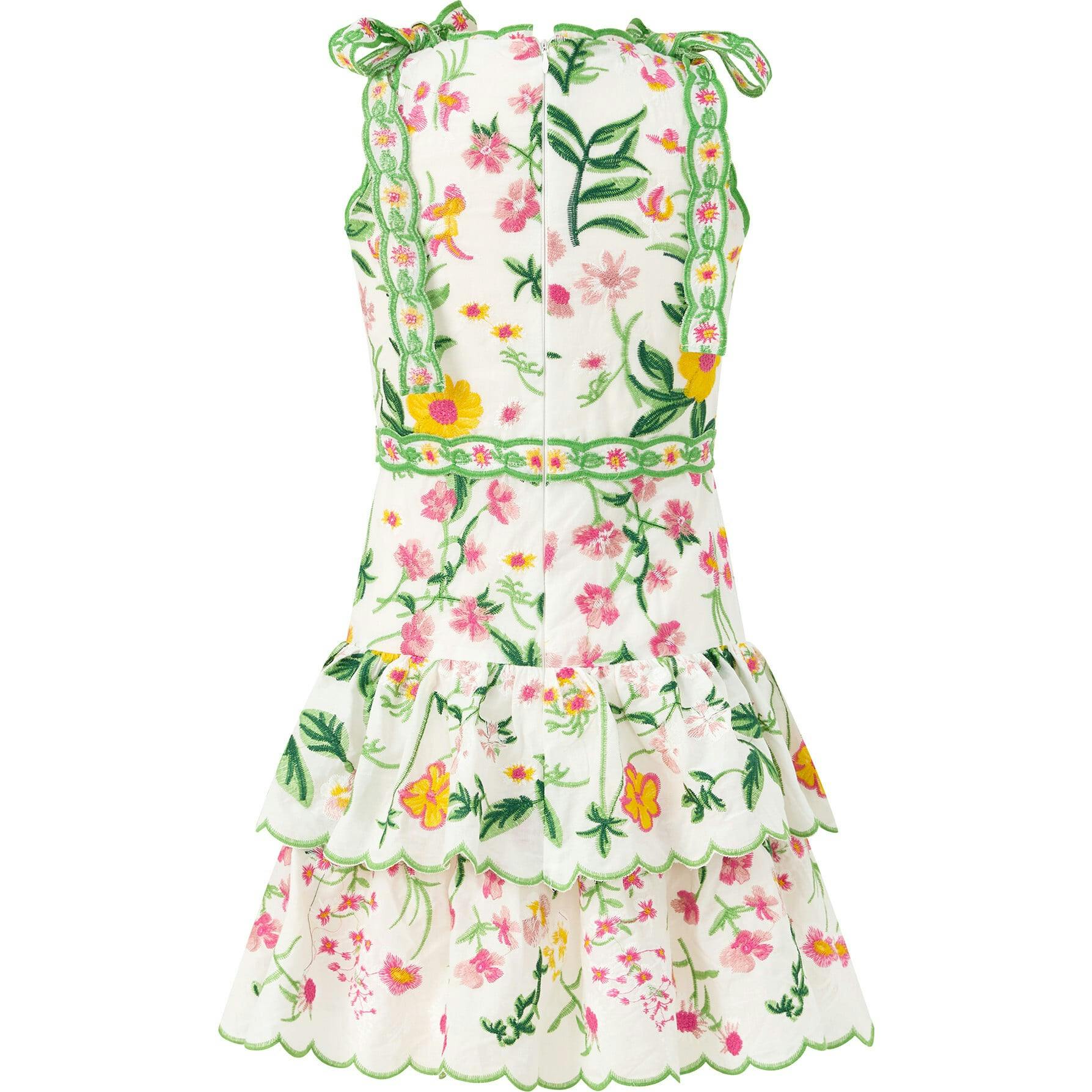 Kaylee Cotton Embroidered Mini Dress