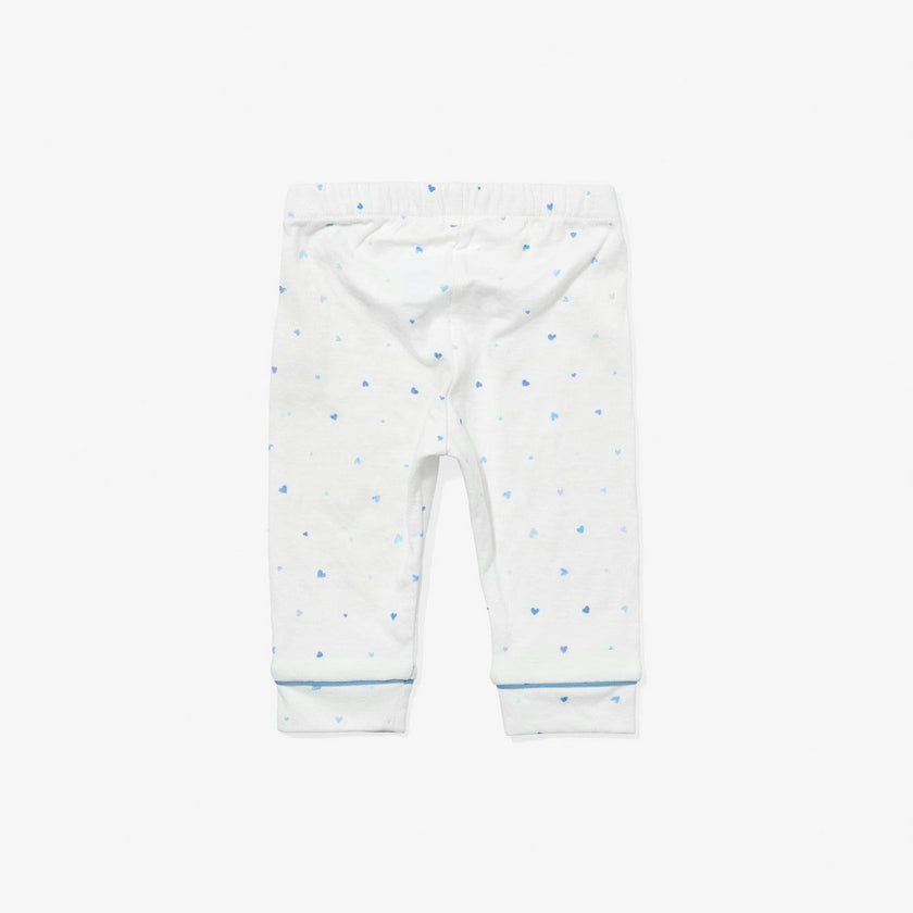 Andy Baby Legging, Blue Hearts