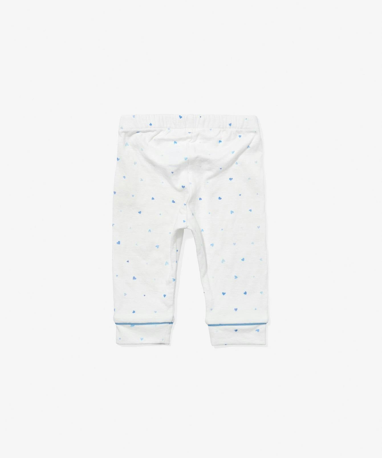 Andy Baby Legging, Blue Hearts