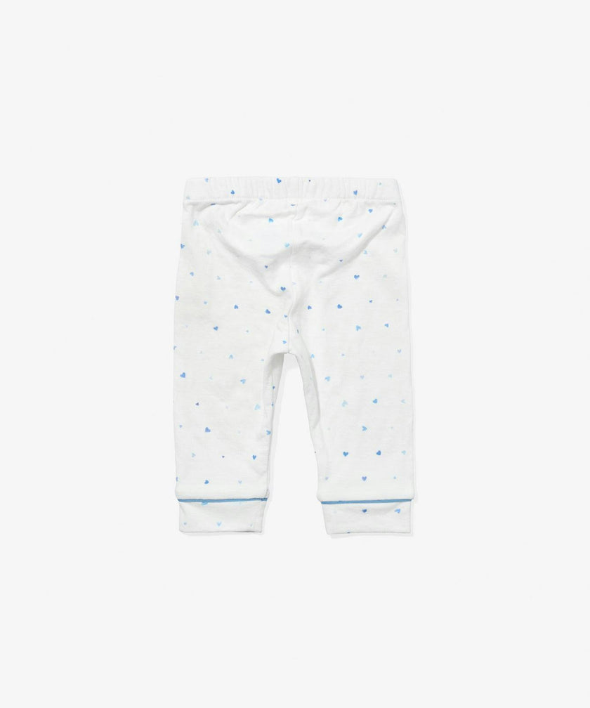 Andy Baby Legging, Blue Hearts