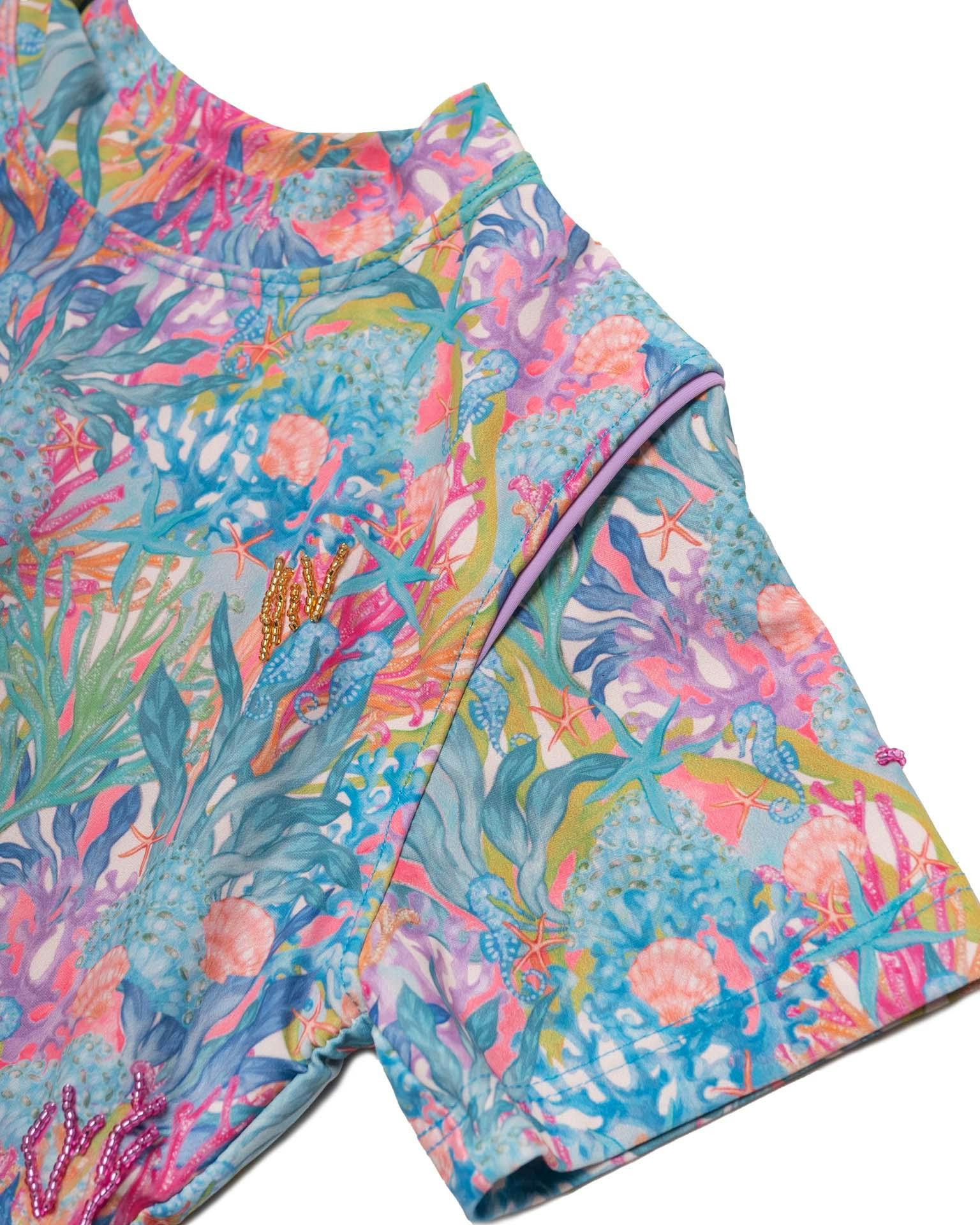 Hand Beaded 3 Piece Swim Set