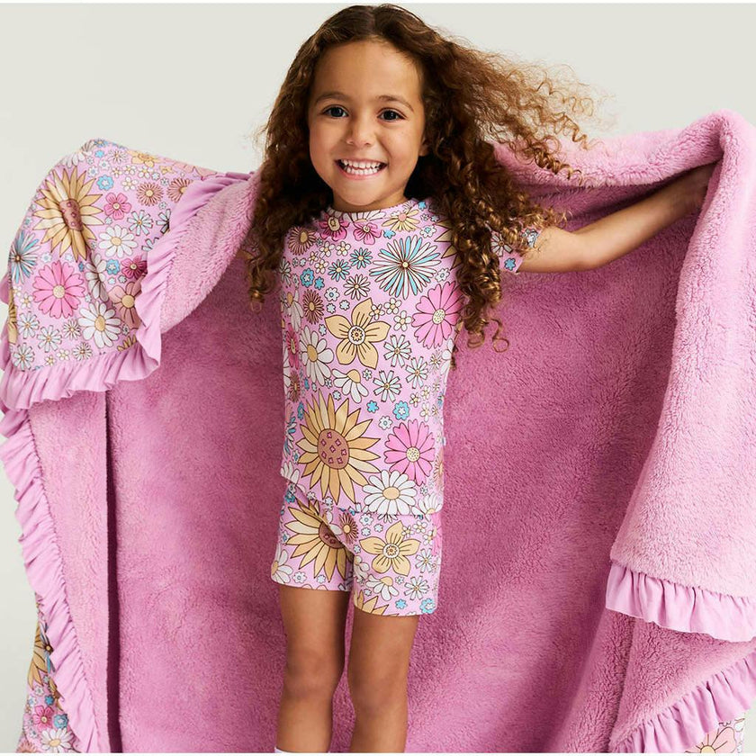 Presley Pink Classic Pajama Short Set
