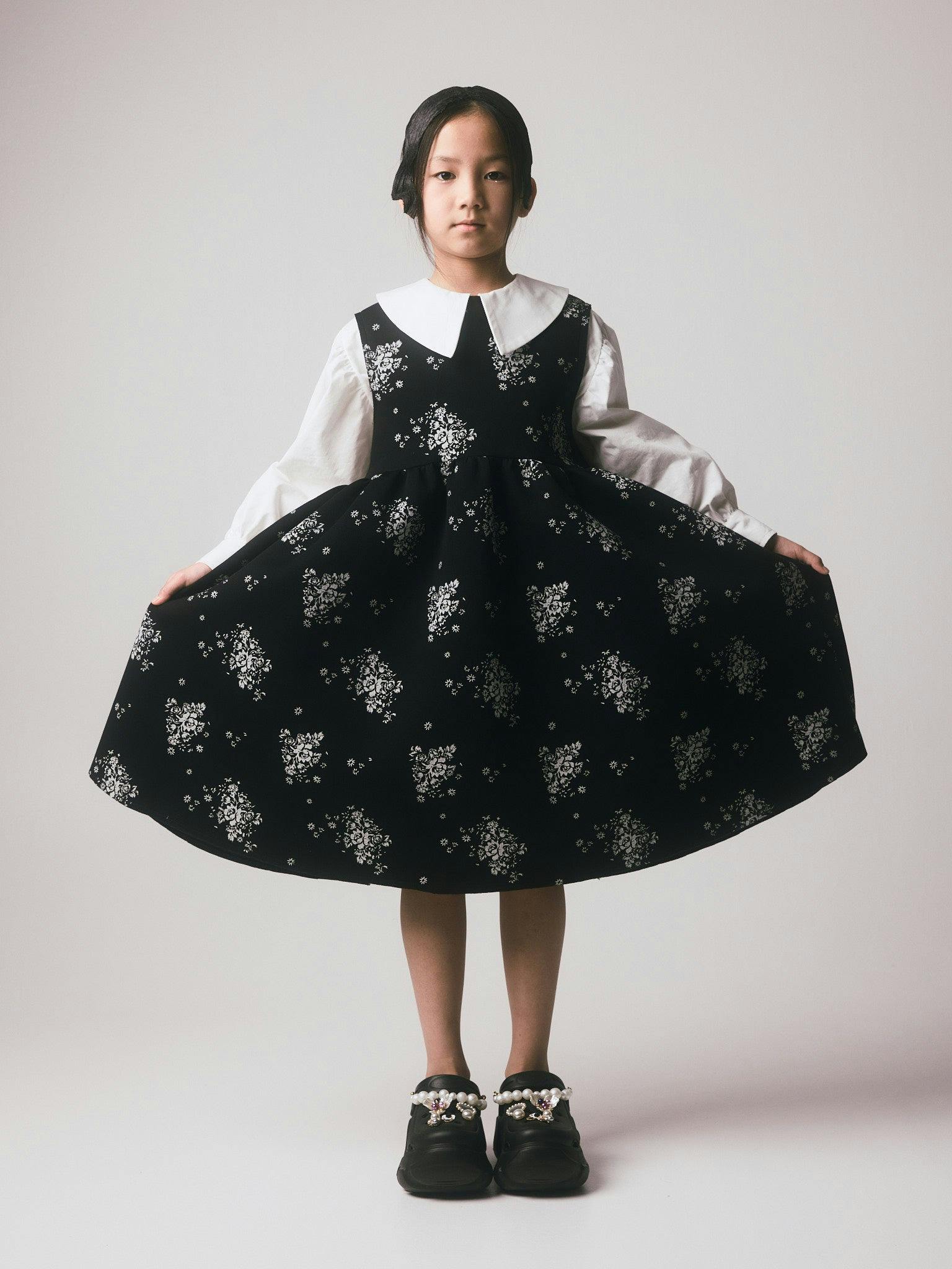 Rosa Dress Black & White