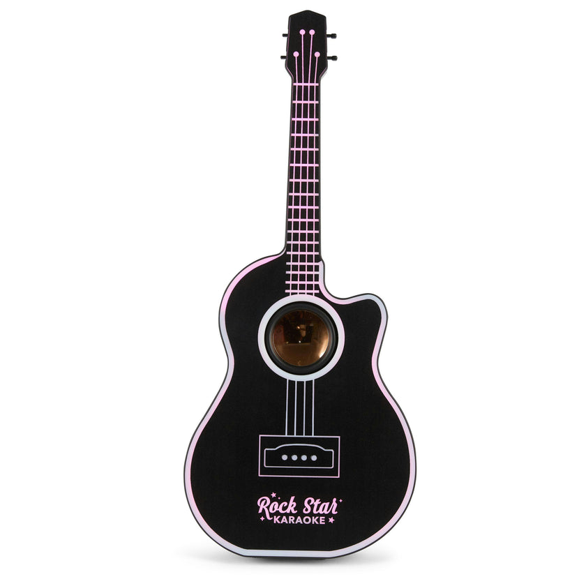 Rock Star Karaoke -Guitar Speaker & Microphone Combo - Black