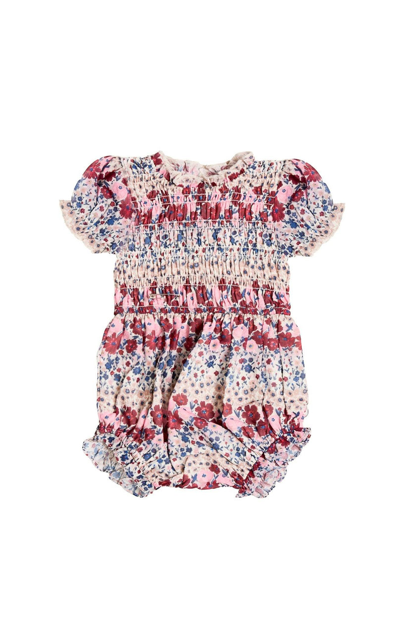 Baby Hayden Romper in Lush Garden