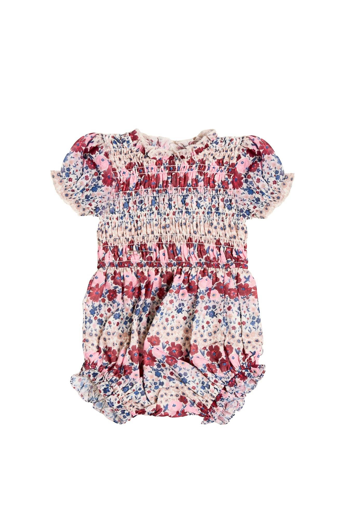 Baby Hayden Romper in Lush Garden