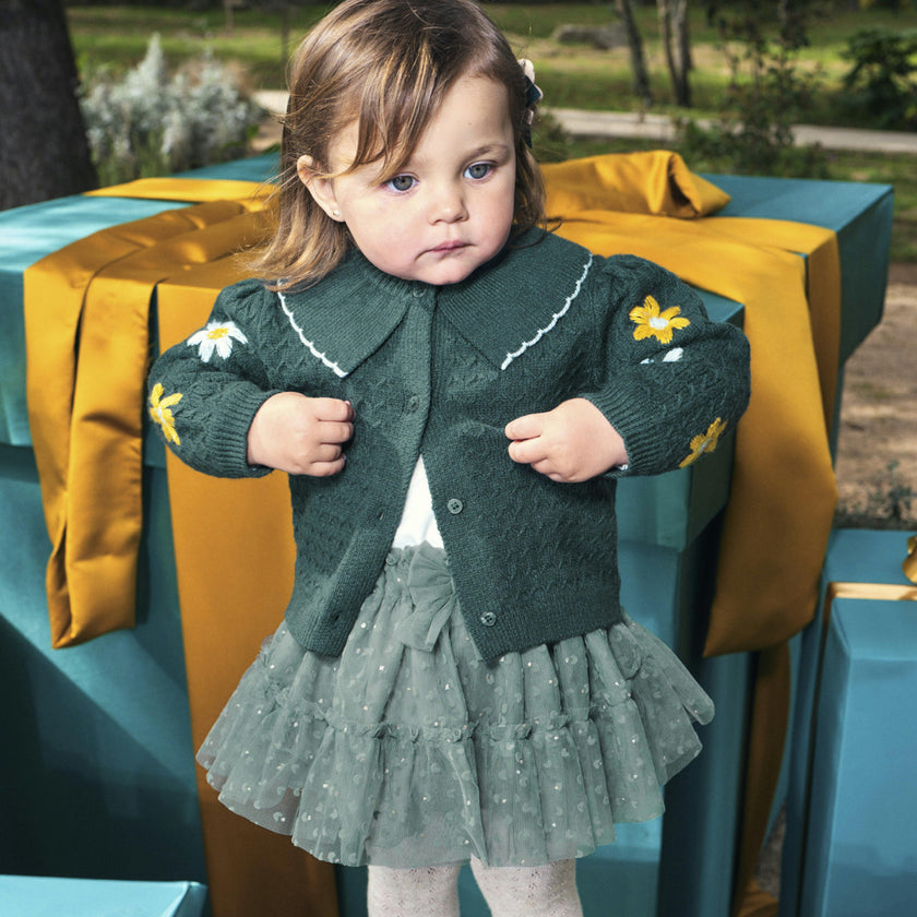 Bayleaf Ruffled Tulle Skirt
