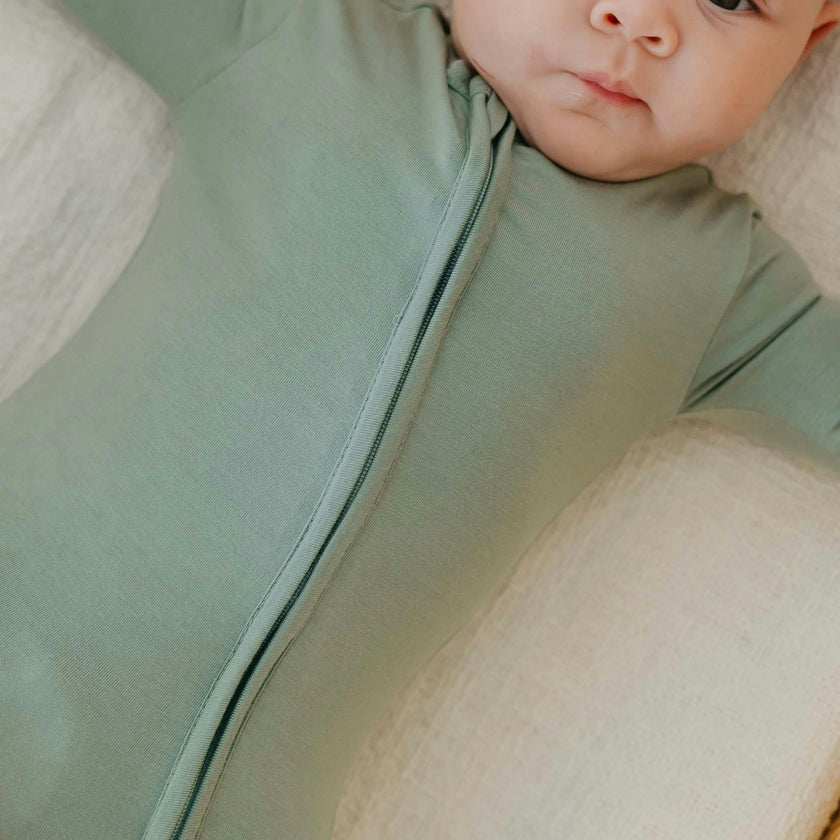 Convertible Zip-Up Footie Pajama - Briar