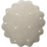 Round Knitted Biscuit Cushion