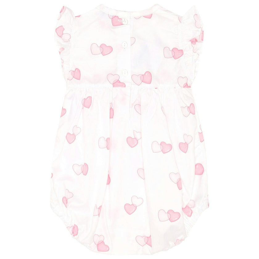 Sweetheart Woven Smocked Bubble