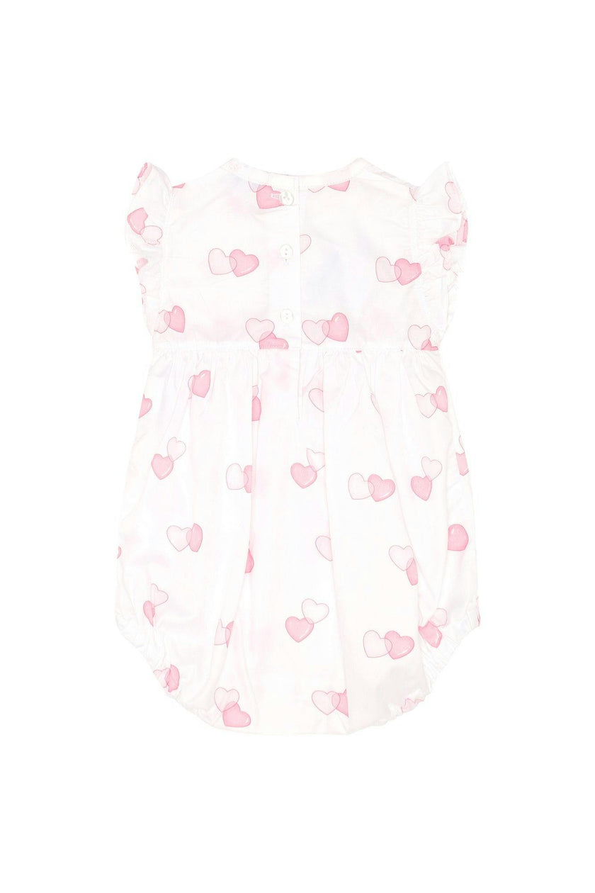 Sweetheart Woven Smocked Bubble