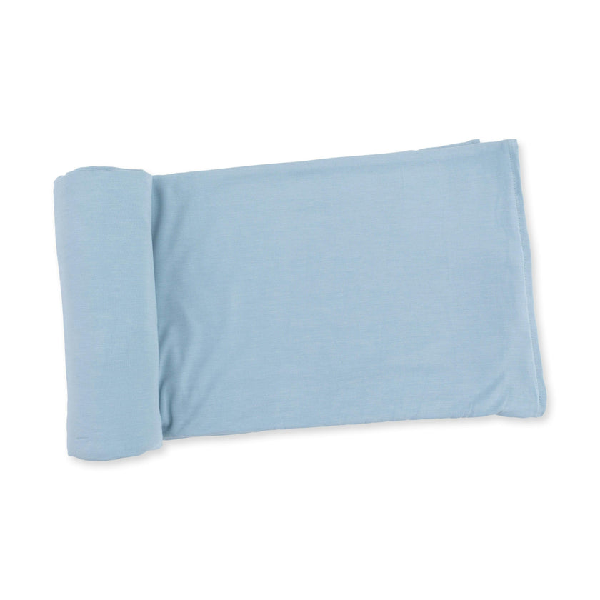 Solid Stone Blue - Swaddle Blanket