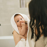 Infant Hooded Towel - White