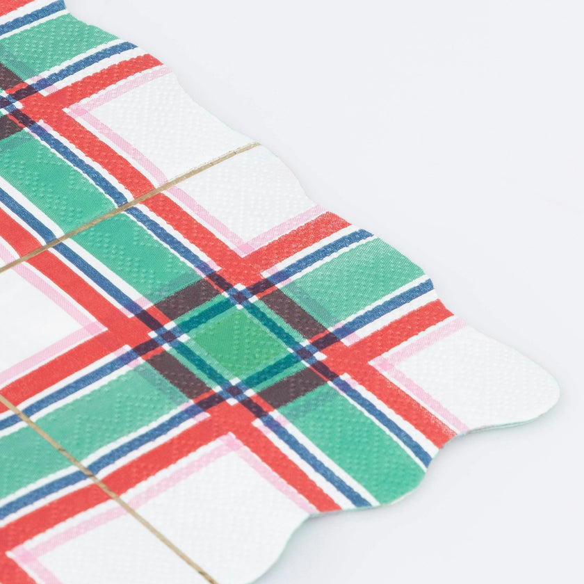 Plaid Large Napkins