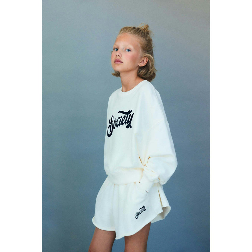 Mazus Teen Sweatshirt  Ecru