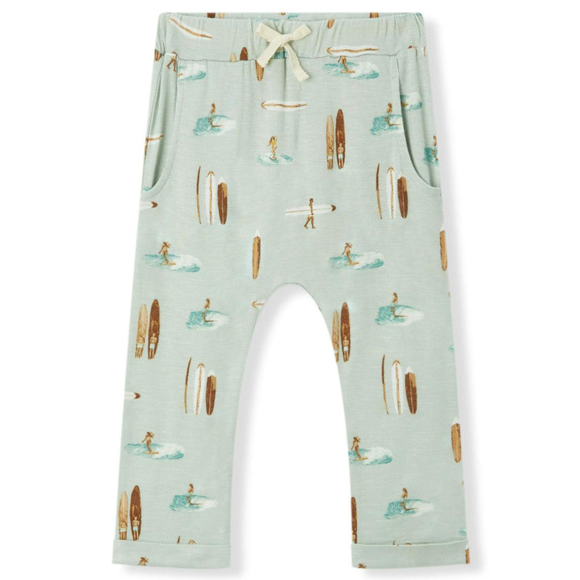 Vintage Surf Bamboo Baby Jogger Pants