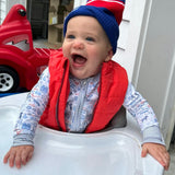 Hockey Zip Baby Onesie