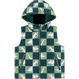 Dylan Reversible Vest Dino Block