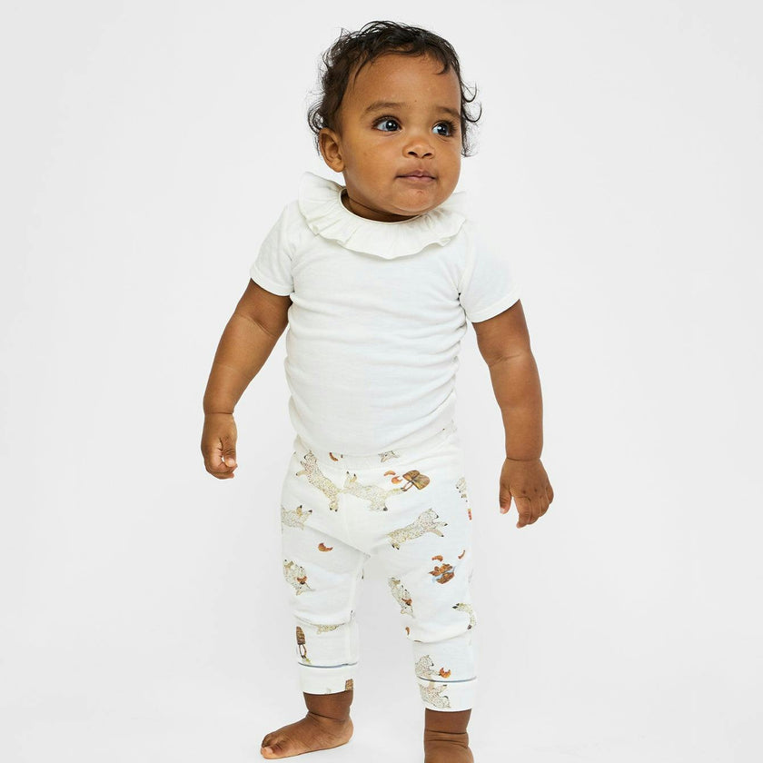 Belle Ruffle One-piece, Vanilla Piping