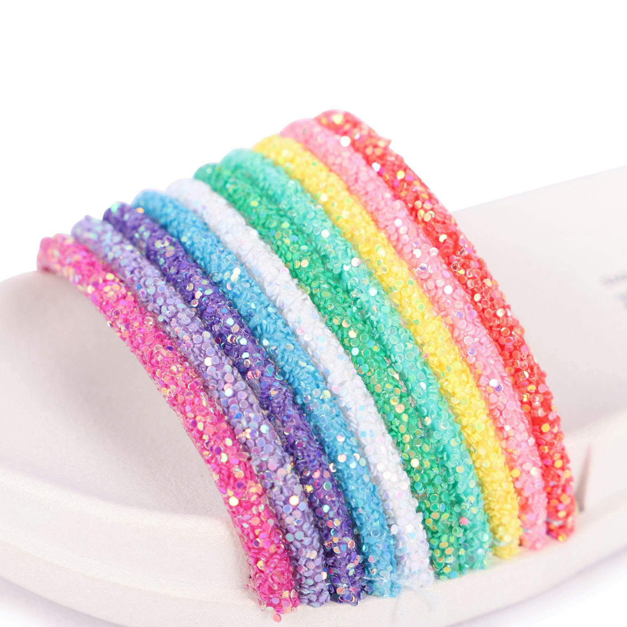 Glitter Rainbow Slides