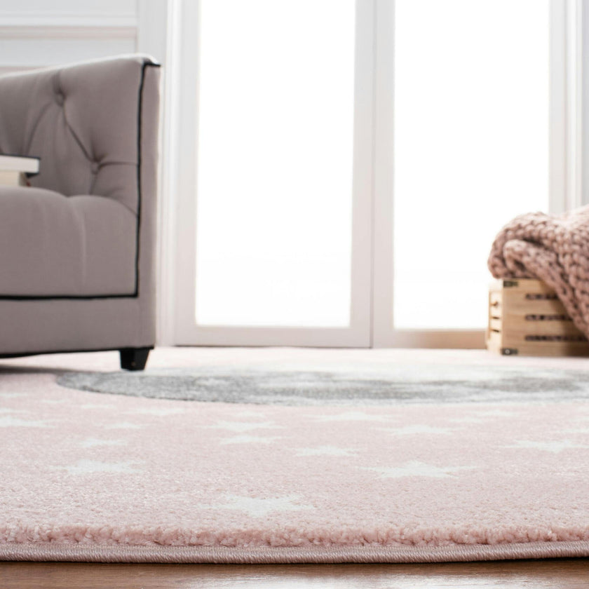 Carousel Kids Buzz Rug, Pink