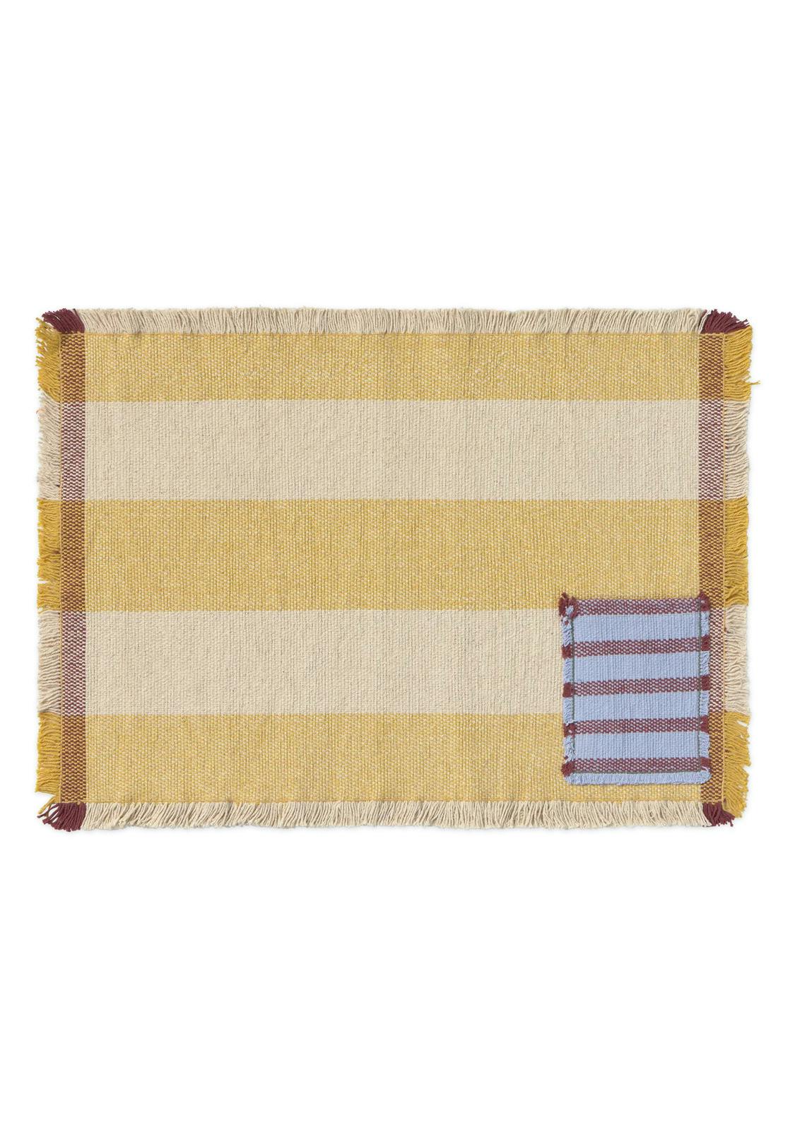 Set of 2 Handloom Placemats Pocket