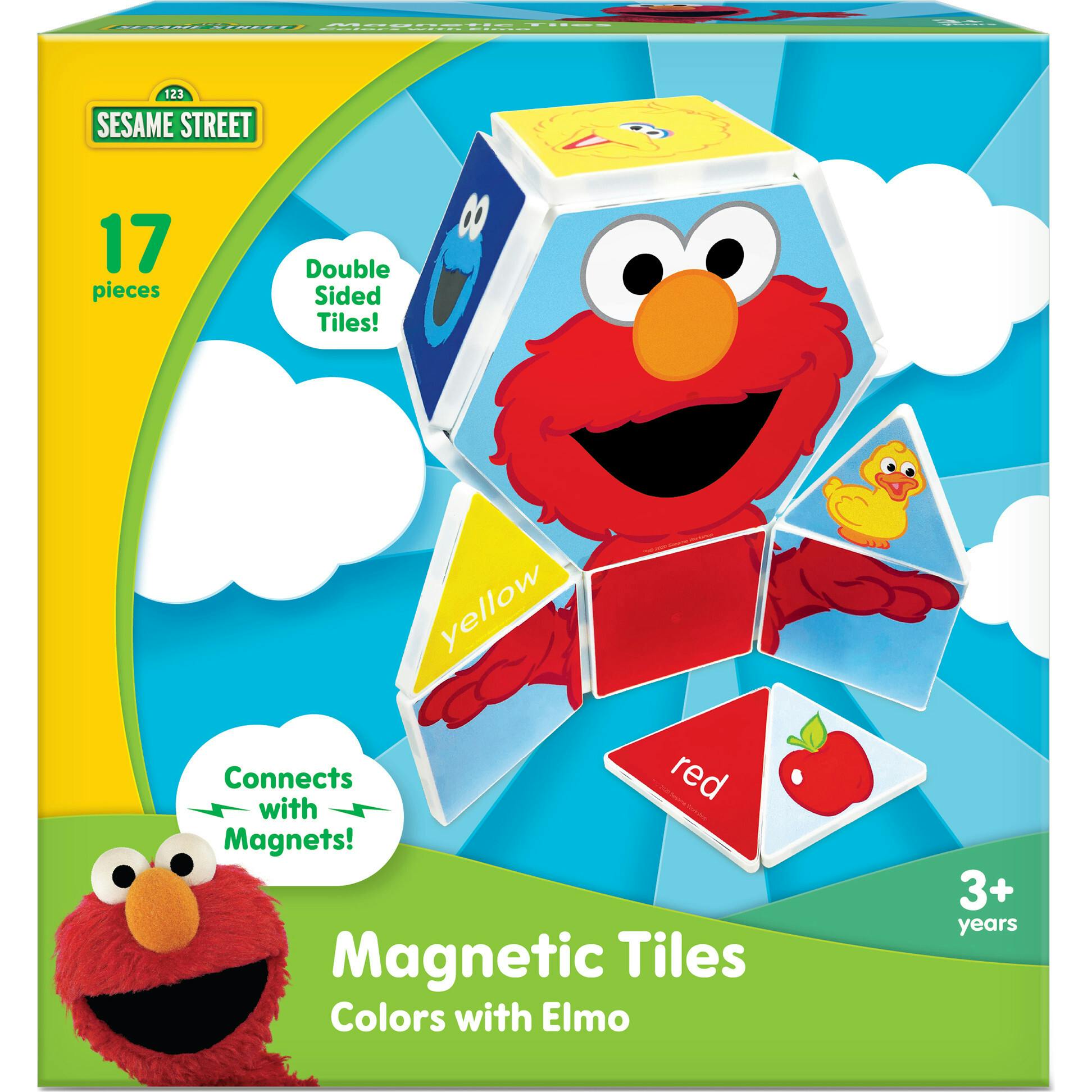 Sesame Street Colors with Elmo Magnetic Tile Structures