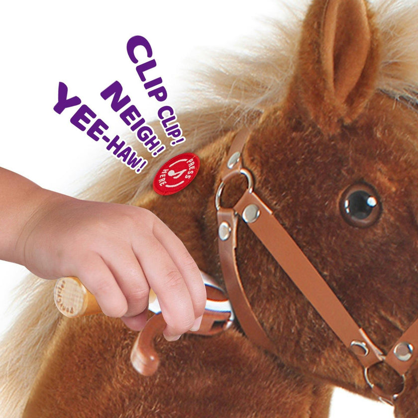 Model U® Horse Ride-On Toy Age 7+ – Brown