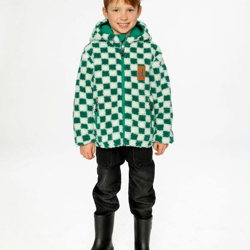 Reversible Mid-Season Jacket Forest Green