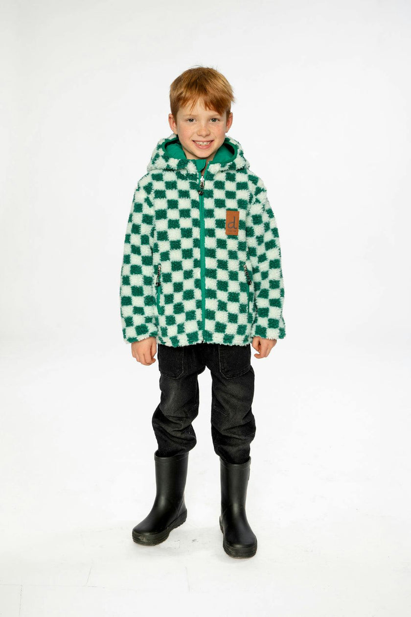 Reversible Mid-Season Jacket Forest Green