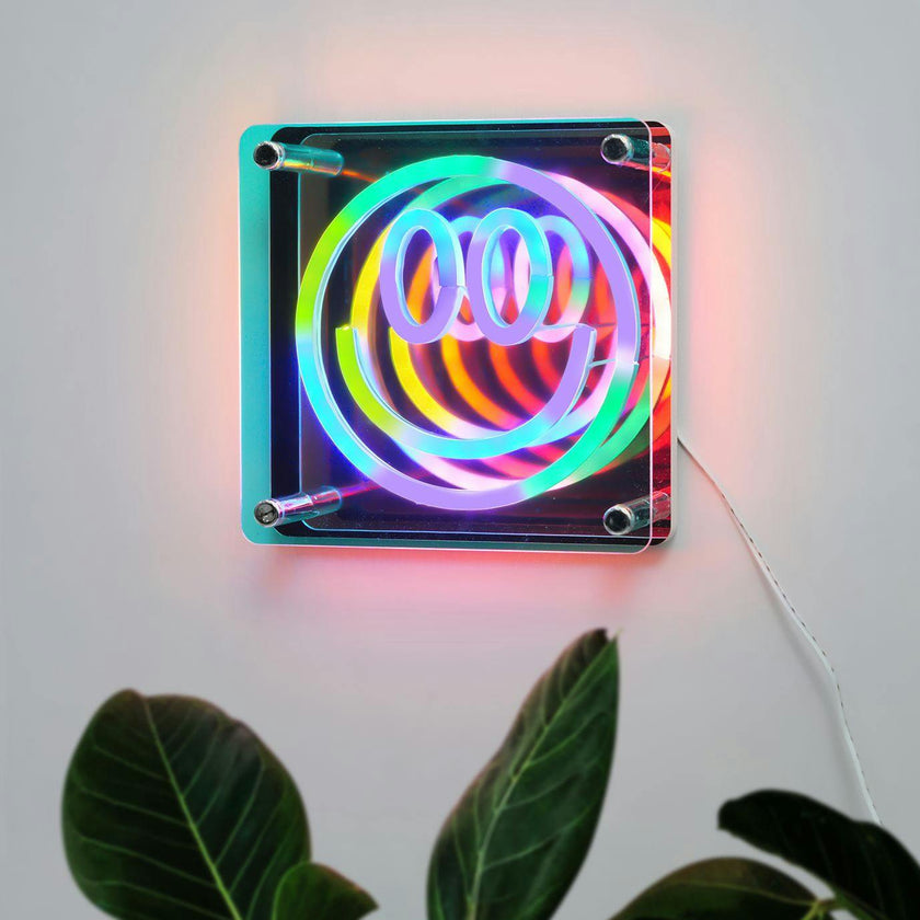 Neon Smile 3D Light Effect