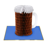 Happy Beerday Honeycomb Birthday Card