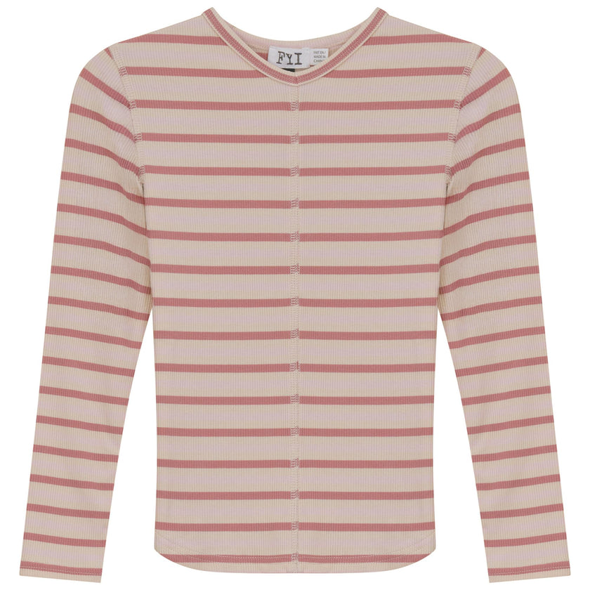 Striped Vneck Tshirt