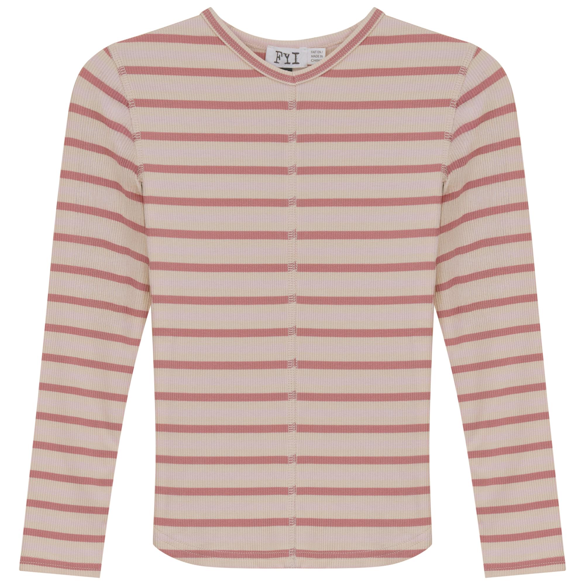 Striped Vneck Tshirt