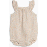 Sandra Muslin Tank Bubble Romper - Belmont Floral / Shell + Powder