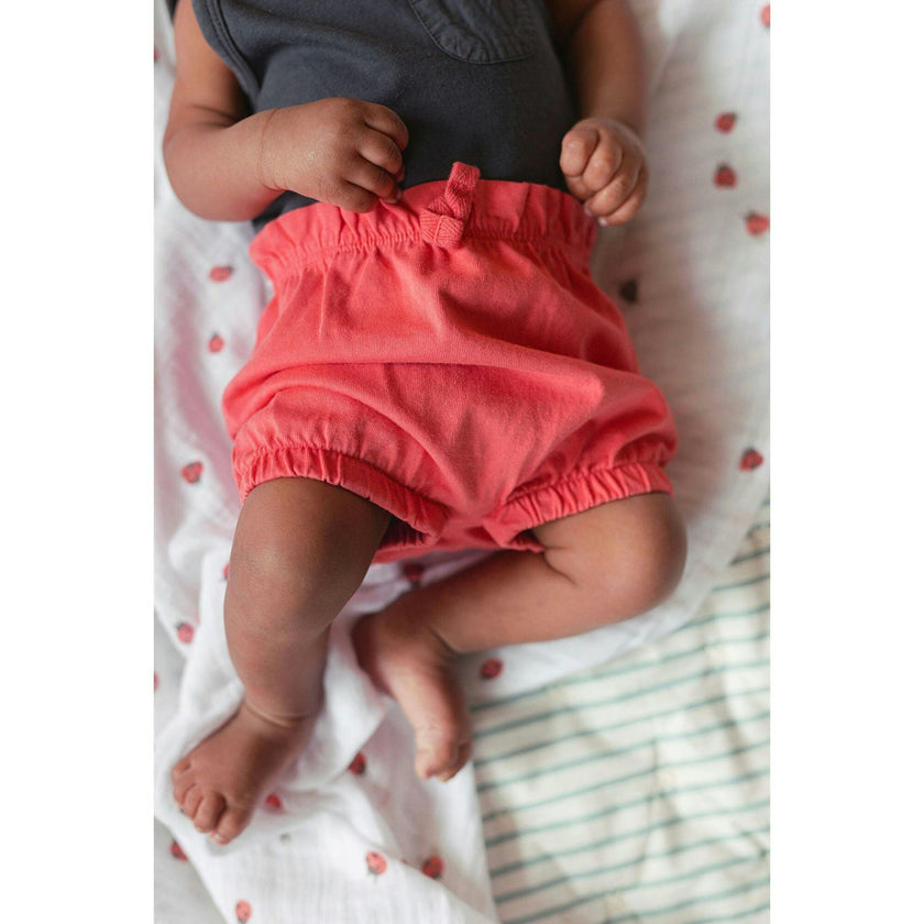 Garment Dye Bloomer Short, Red