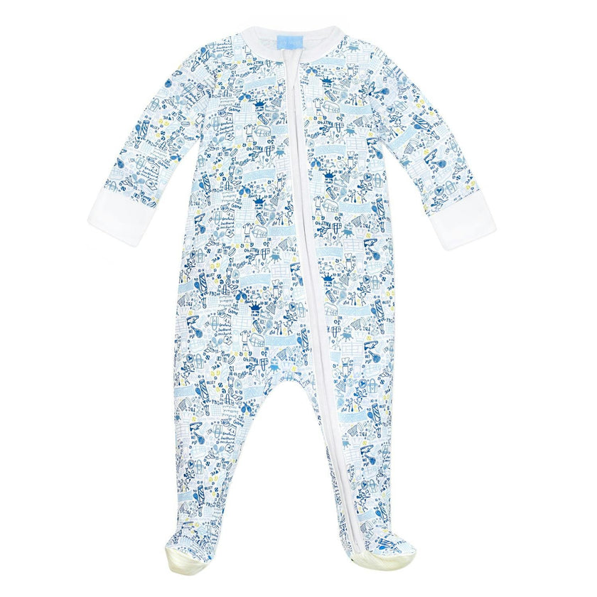 Tennis Zip Baby Onesie