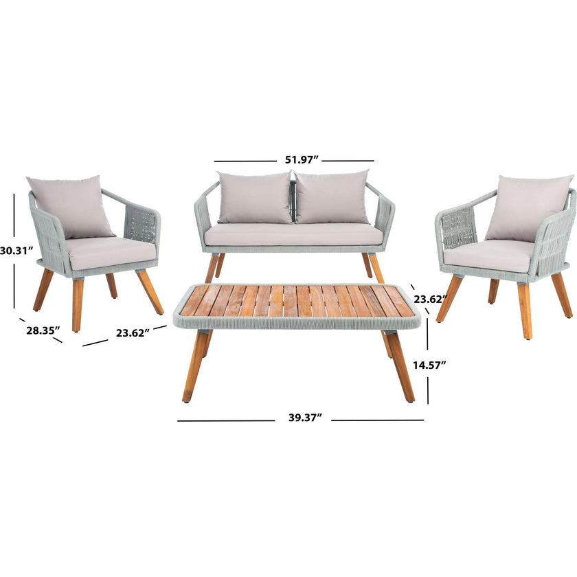 Raldin Rope 4-Piece Outdoor Living Set