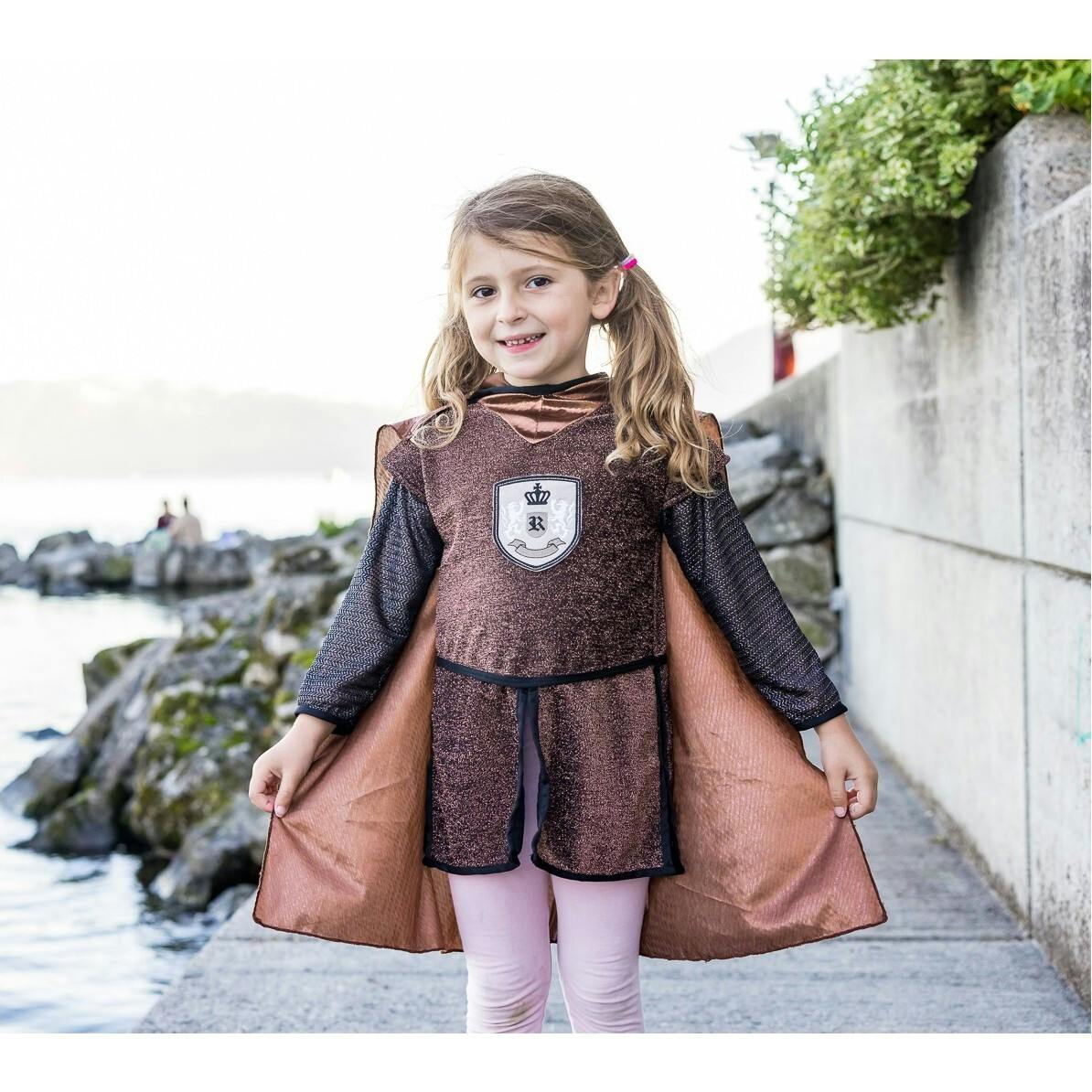 Brilliant Copper Knight Tunic with Cape