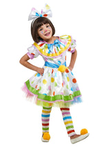 Dottie Brights & Stripes the Clown Costume for Toddlers