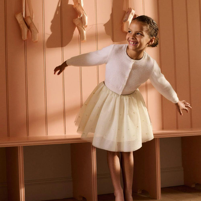 Olympia Angel Wing Cashmere Cardigan - Child