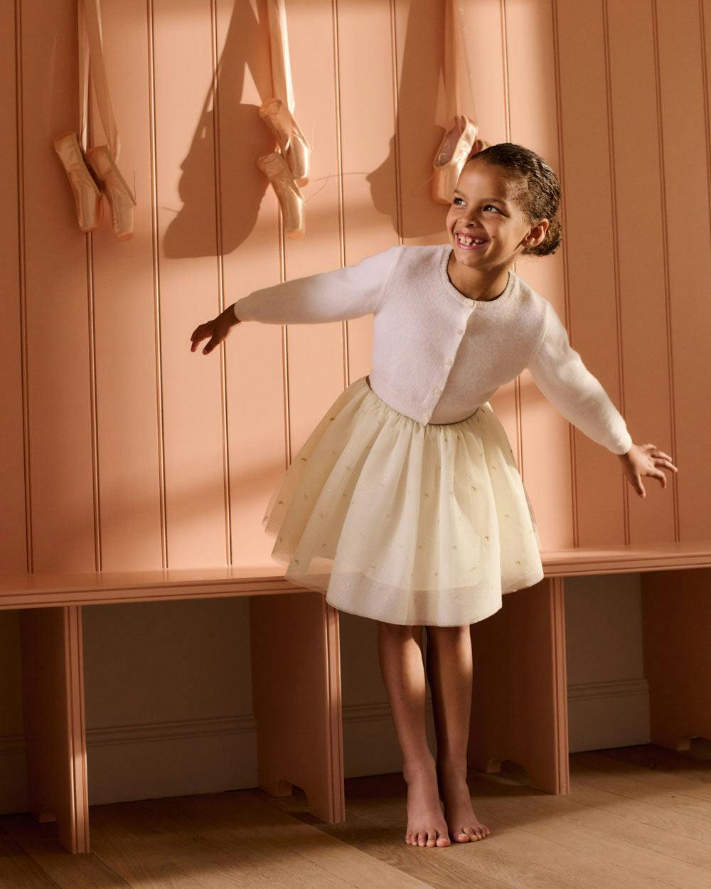 Olympia Angel Wing Cashmere Cardigan - Child