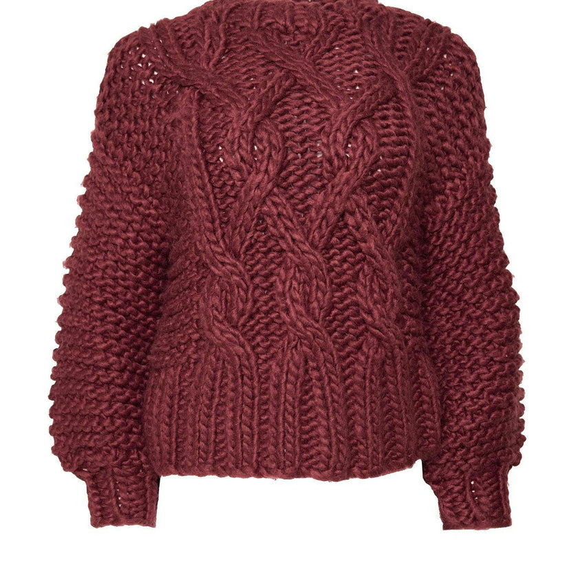 Erica Sweater in Raisin