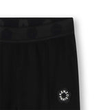 Black Flared Jersey Pants