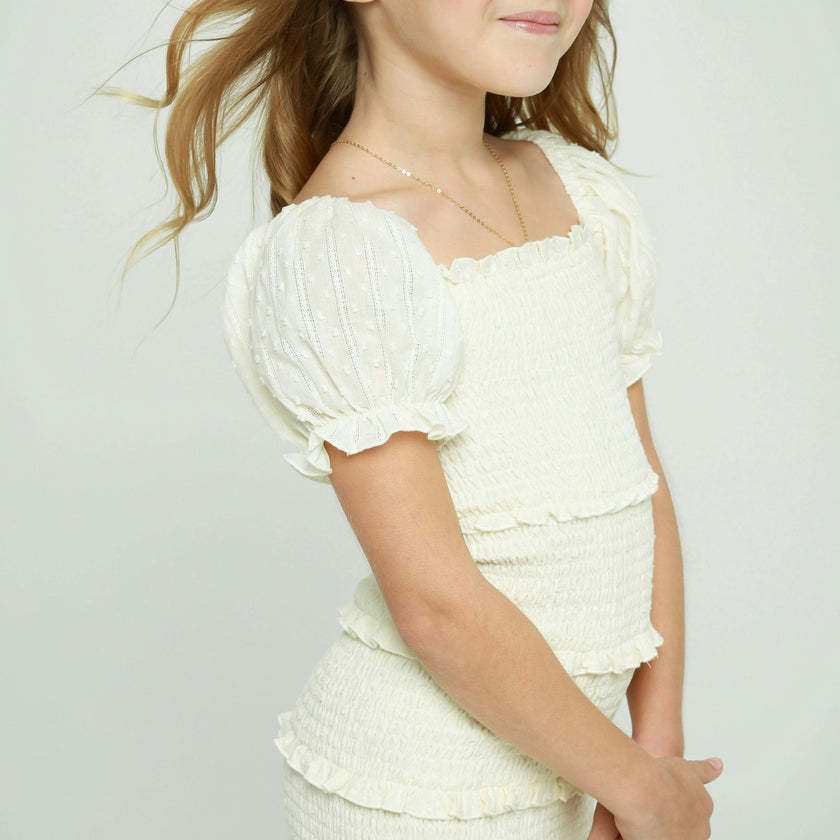 Milou dress in Ivory