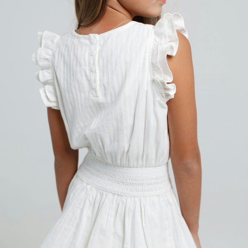 Marigot Dress in White